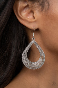 A Hot MESH - Silver - Paparazzi Accessories
