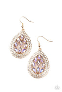 Encased Elegance - Gold - Paparazzi Accessories