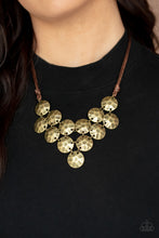 Load image into Gallery viewer, Token Treasure - Brass - Paparazzi Accessories