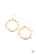 Living The WOOD Life - White - Paparazzi Accessories