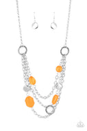 Oceanside Spa - Orange - Paparazzi Accessories