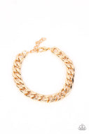 Knock, Knock, KNOCKOUT - Gold - Paparazzi Accessories