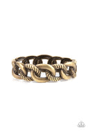 Bold Move - Brass - Paparazzi Accessories