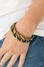 Load image into Gallery viewer, Bold Move - Brass - Paparazzi Accessories