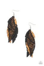 Load image into Gallery viewer, WINGING Off The Hook - Black - Paparazzi Accessories
