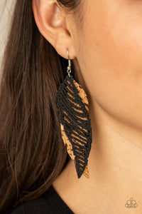 WINGING Off The Hook - Black - Paparazzi Accessories