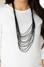 Load image into Gallery viewer, Nice CORD-ination - Black - Paparazzi Accessories