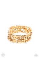 Metro Materials - Gold - Paparazzi Accessories