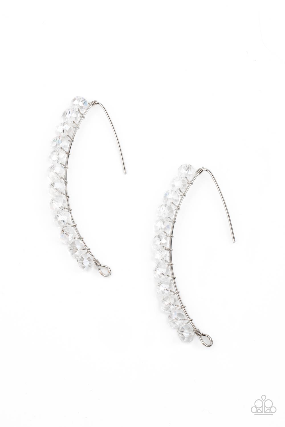 GLOW Hanging Fruit - White - Paparazzi Accessories