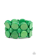 Beach Bravado - Green - Paparazzi Accessories