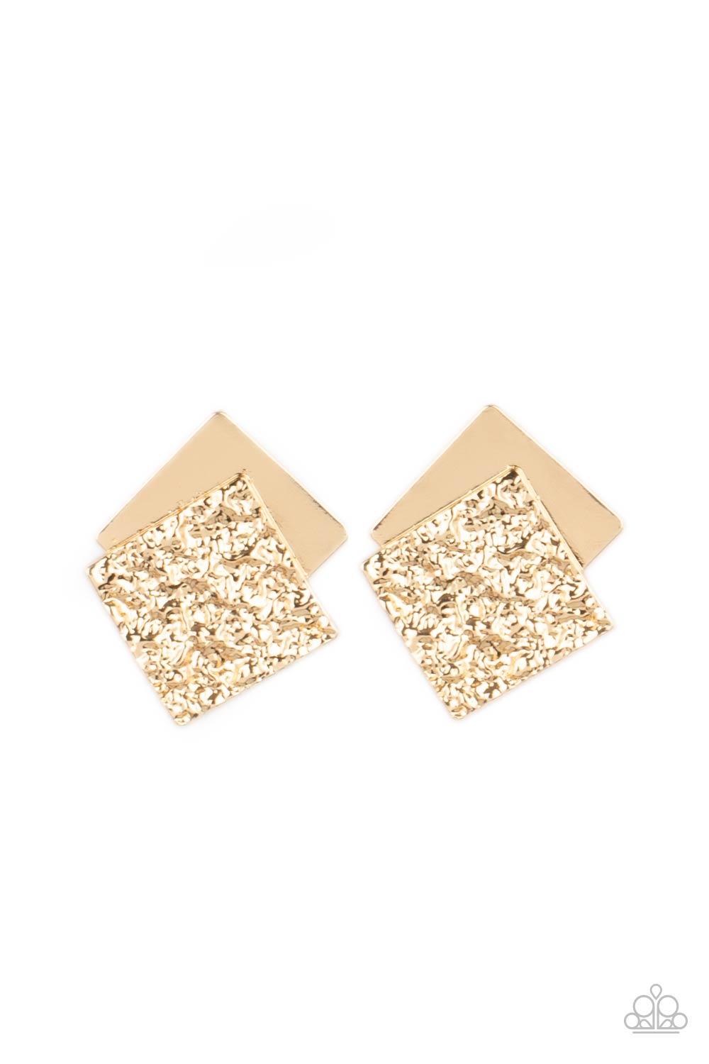 Square With Style - Gold - Paparazzi Accessories