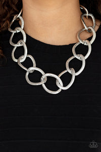 Industrial Intimidation - Silver - Paparazzi Accessories