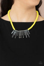Load image into Gallery viewer, Icy Intimidation - Yellow - Paparazzi Accessories