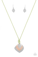 Face The ARTIFACTS - Green - Paparazzi Accessories