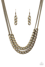 Load image into Gallery viewer, Urban Culture - Brass - Paparazzi Accessories