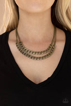 Load image into Gallery viewer, Urban Culture - Brass - Paparazzi Accessories