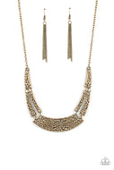 Stick To The ARTIFACTS - Brass - Paparazzi Accessories