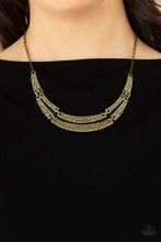 Load image into Gallery viewer, Stick To The ARTIFACTS - Brass - Paparazzi Accessories