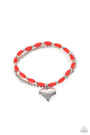 Candy Gram - Red - Paparazzi Accessories