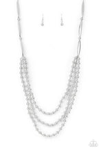 Load image into Gallery viewer, Beaded Beacon - Silver - Paparazzi Accessories