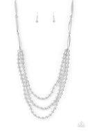Beaded Beacon - Silver - Paparazzi Accessories