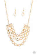 Repeat After Me - Gold - Paparazzi Accessories