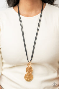 Circulating Shimmer - Black - Paparazzi Accessories
