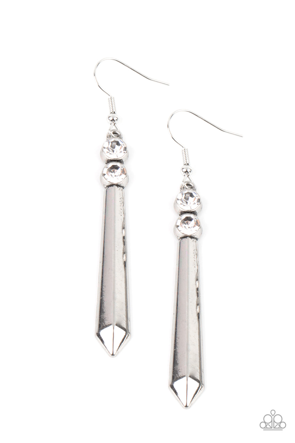 Sparkle Stream - White - Paparazzi Accessories