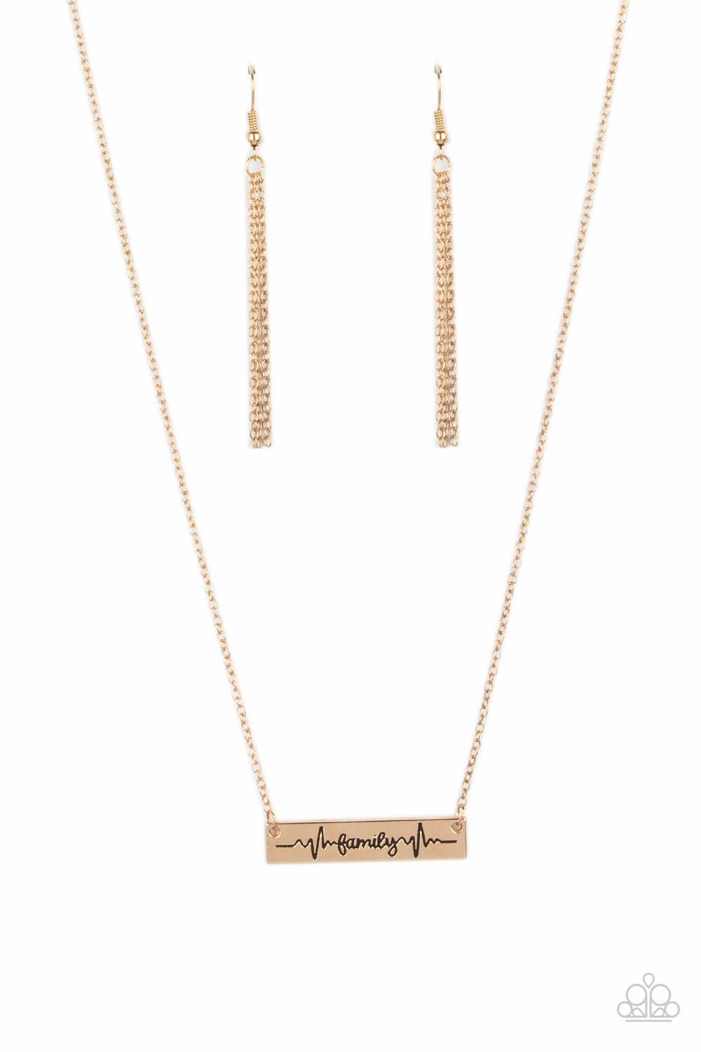 Living The Mom Life - Gold - Paparazzi Accessories