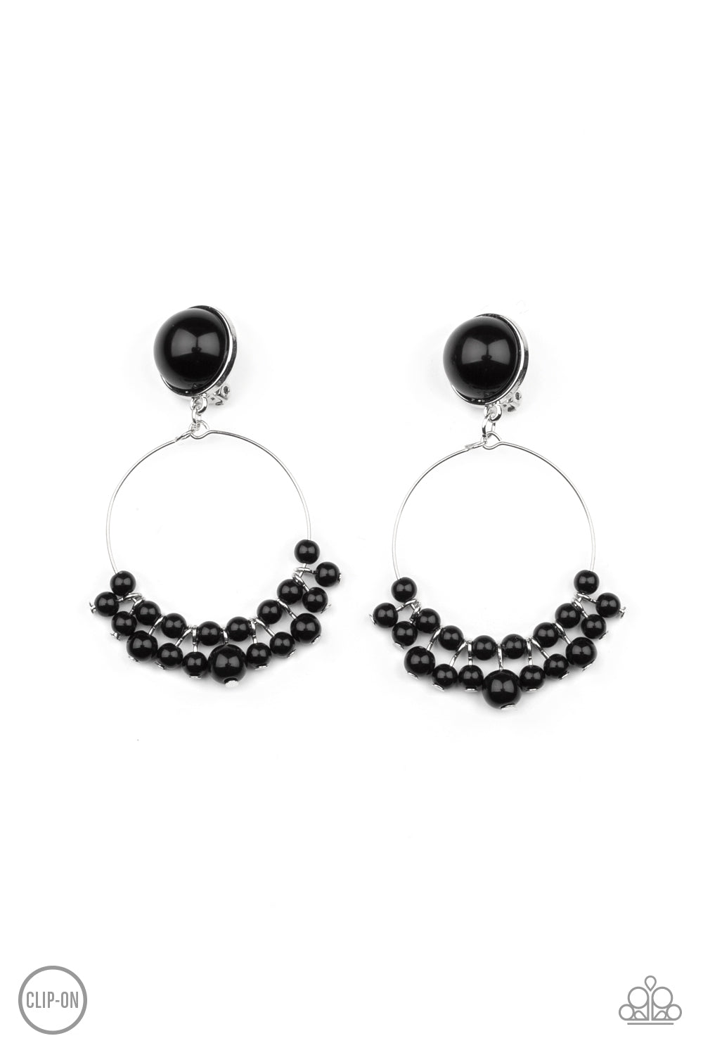 Cabaret Charm - Black - Paparazzi Accessories