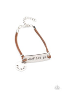Believe and Let Go - Brown - Paparazzi Accessories