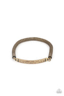Fearlessly Unfiltered - Brass - Paparazzi Accessories