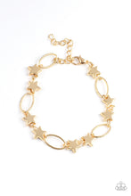 Load image into Gallery viewer, Stars and Sparks - Gold - Paparazzi Accessories