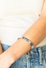 Load image into Gallery viewer, Hope Makes The World Go Round - Silver - Paparazzi Accessories