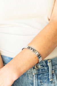 Hope Makes The World Go Round - Silver - Paparazzi Accessories