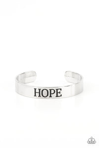Hope Makes The World Go Round - Silver - Paparazzi Accessories
