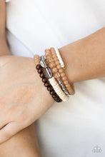 Load image into Gallery viewer, Free-Spirited Spiral - Brown - Paparazzi Accessories