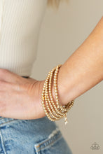 Load image into Gallery viewer, American All-Star - Gold - Paparazzi Accessories