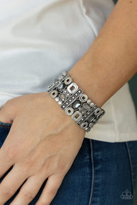 Dynamically Diverse - Silver - Paparazzi Accessories