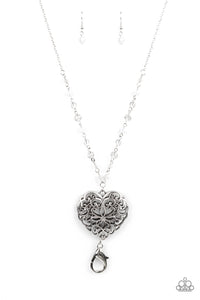 Doting Devotion - White - Paparazzi Accessories