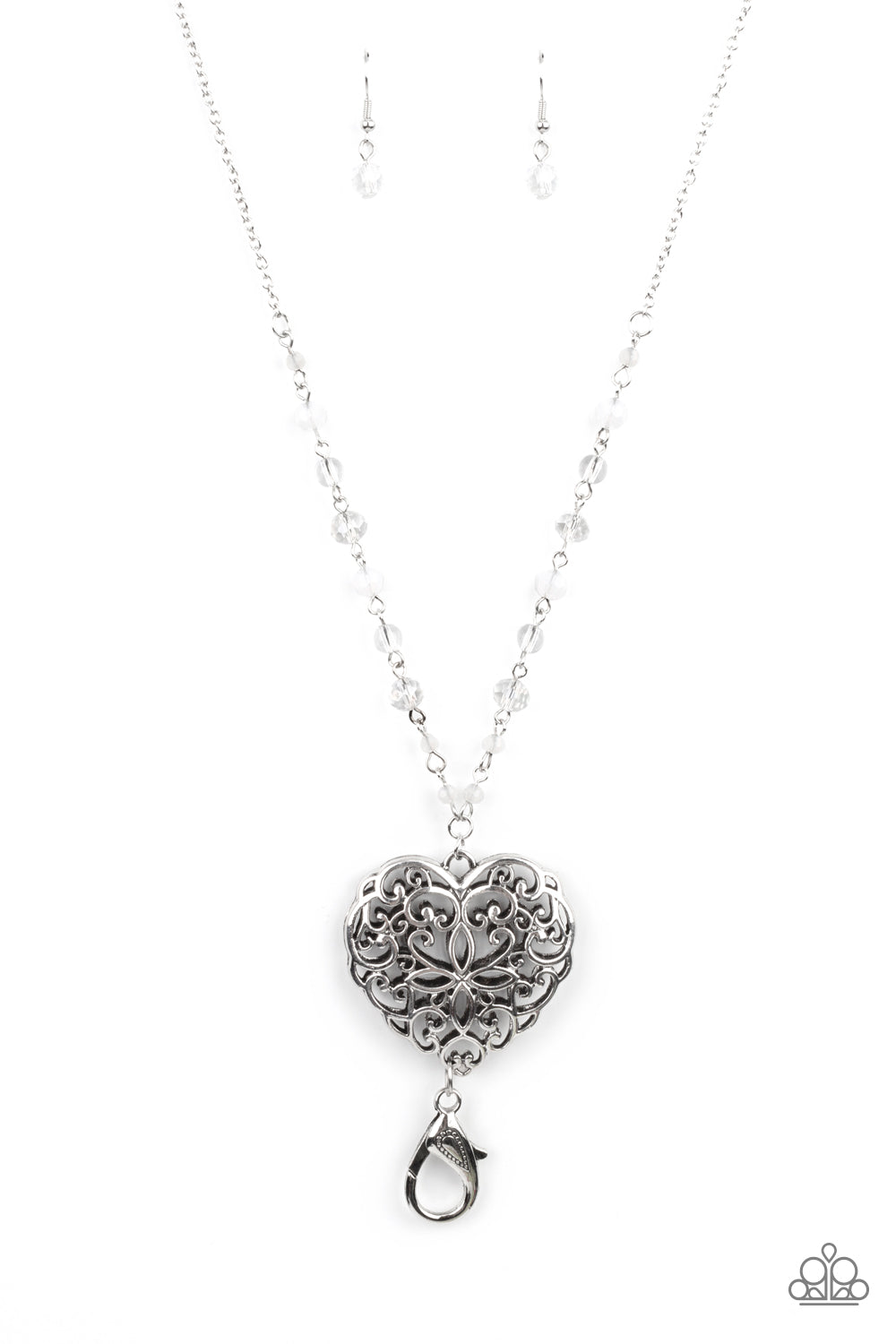 Doting Devotion - White - Paparazzi Accessories