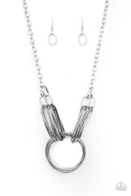 Load image into Gallery viewer, Lip Sync Links - Silver - Paparazzi Accessories