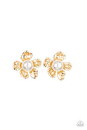 Apple Blossom Pearls - Gold - Paparazzi Accessories