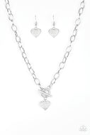 Harvard Hearts - White - Paparazzi Accessories