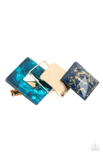 Load image into Gallery viewer, Geometrically Gatsby - Blue - Paparazzi Accessories