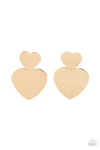 Heart-Racing Refinement - Gold - Paparazzi Accessories