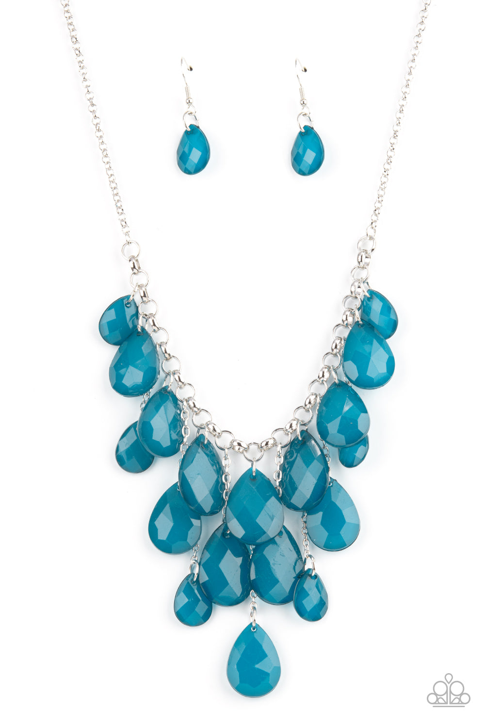 Front Row Flamboyance - Blue - Paparazzi Accessories