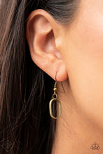 Load image into Gallery viewer, Lip Sync Links - Brass - Paparazzi Accessories