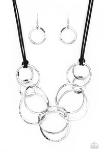 Spiraling Out of COUTURE - Silver - Paparazzi Accessories