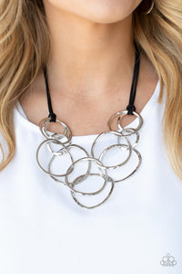 Spiraling Out of COUTURE - Silver - Paparazzi Accessories